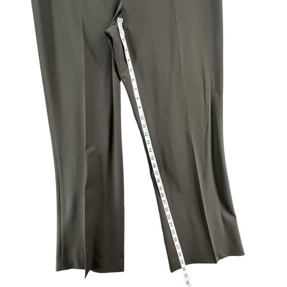 Lafayette 148 Menswear Trouser Pant 10 Brown Wool Blend Minimalist Quiet Luxury - Picture 8 of 14
